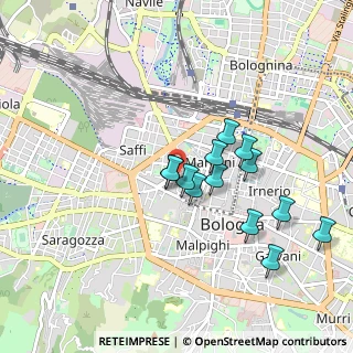 Mappa 40122 Bologna BO, Italia (0.81154)