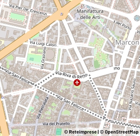 Mappa 40122 Bologna BO, Italia (0.1725)