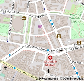 Mappa 40122 Bologna BO, Italia (0.163)
