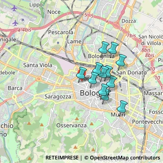 Mappa 40122 Bologna BO, Italia (1.40583)