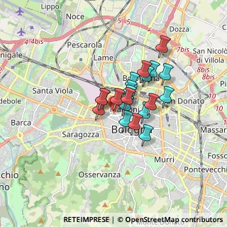 Mappa 40122 Bologna BO, Italia (1.1265)