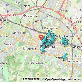 Mappa 40122 Bologna BO, Italia (1.34083)