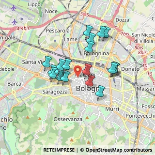 Mappa 40122 Bologna BO, Italia (1.52105)