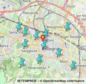 Mappa 40122 Bologna BO, Italia (1.91818)