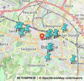 Mappa 40122 Bologna BO, Italia (1.70538)