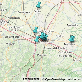 Mappa 40122 Bologna BO, Italia (8.87182)