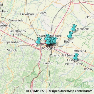 Mappa 40122 Bologna BO, Italia (7.35636)