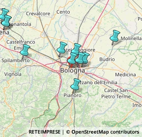 Mappa 40122 Bologna BO, Italia (22.02286)