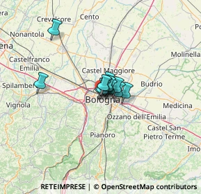 Mappa 40122 Bologna BO, Italia (5.50333)