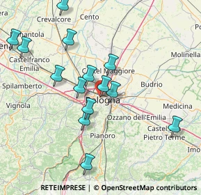 Mappa 40122 Bologna BO, Italia (16.38533)