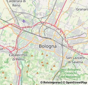 Mappa 40122 Bologna BO, Italia (3.272)