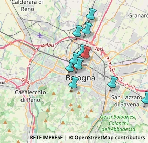 Mappa 40122 Bologna BO, Italia (2.86)