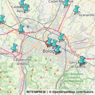Mappa 40122 Bologna BO, Italia (5.35071)