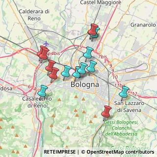 Mappa 40122 Bologna BO, Italia (3.36133)