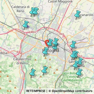 Mappa 40122 Bologna BO, Italia (4.93938)