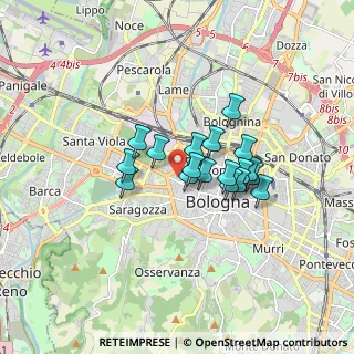 Mappa P.za della Resistenza, 40122 Bologna BO, Italia (1.20722)