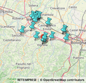 Mappa Ca' dei Lazzarini, 41058 Vignola MO, Italia (12.3995)