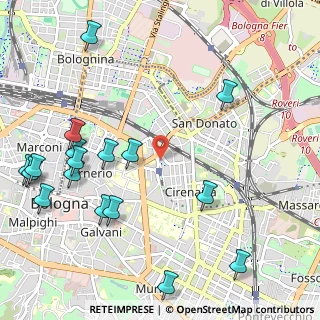 Mappa Via Enrico Berlinguer, 40126 Bologna BO, Italia (1.39235)