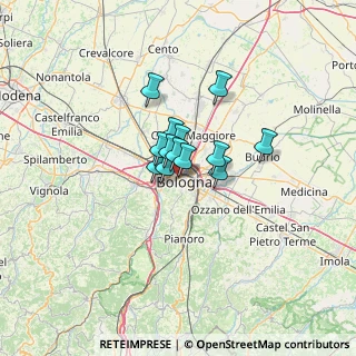 Mappa Piazza di Porta San Felice, 40122 Bologna BO, Italia (6.86846)