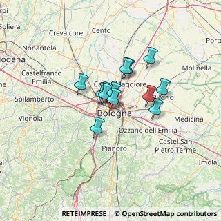 Mappa Piazza di Porta San Felice, 40122 Bologna BO, Italia (8.74154)