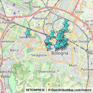 Mappa Piazza di Porta San Felice, 40122 Bologna BO, Italia (1.30118)