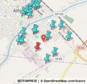 Mappa Via Sandro Pertini, 48011 Alfonsine RA, Italia (0.532)