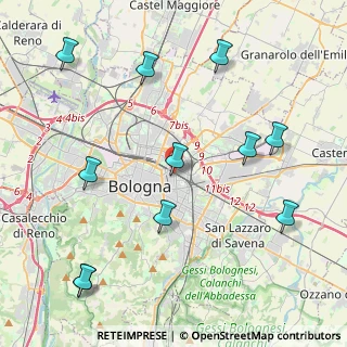 Mappa Via Gastone Rossi, 40138 Bologna BO, Italia (5.10545)