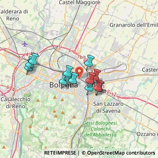 Mappa Via Gastone Rossi, 40138 Bologna BO, Italia (2.71077)