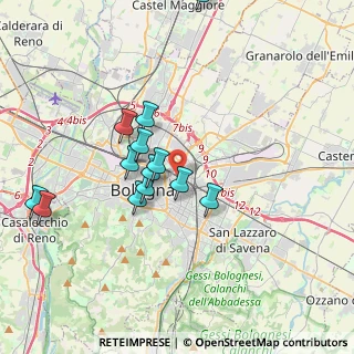 Mappa Via Gastone Rossi, 40138 Bologna BO, Italia (3.47462)