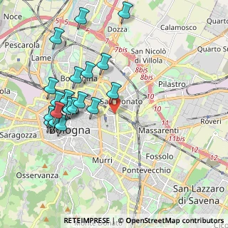 Mappa Via Gastone Rossi, 40138 Bologna BO, Italia (2.1305)