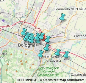 Mappa Via del Terrapieno, 40138 Bologna BO, Italia (2.78333)