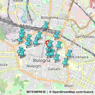 Mappa Via Righi Augusto, 40126 Bologna BO, Italia (0.8615)