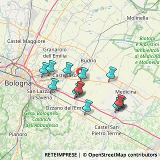 Mappa Via S. Vitale, 40054 Budrio BO, Italia (6.79286)