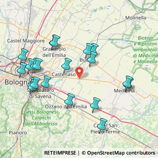 Mappa Via S. Vitale, 40054 Budrio BO, Italia (9.156)
