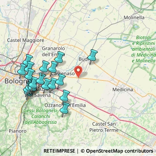 Mappa Via S. Vitale, 40054 Budrio BO, Italia (9.436)