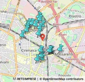 Mappa Via Mondo, 40138 Bologna BO, Italia (0.7945)