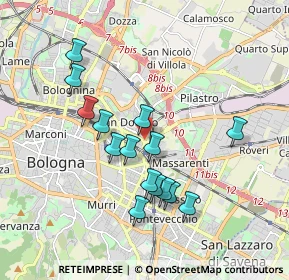 Mappa Via Mondo, 40138 Bologna BO, Italia (1.708)