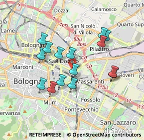Mappa Via Mondo, 40138 Bologna BO, Italia (1.65)