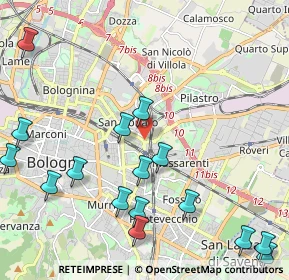 Mappa Via Mondo, 40138 Bologna BO, Italia (2.74563)