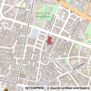Mappa Via Capo di Lucca, 12, 40125 Bologna, Bologna (Emilia Romagna)