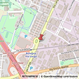 Mappa Via Larga, 23, 40138 Bologna, Bologna (Emilia Romagna)