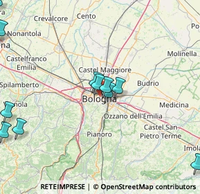 Mappa 40100 Bologna BO, Italia (22.0375)