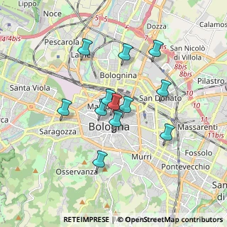 Mappa Via Bertiera, 40126 Bologna BO, Italia (1.4575)