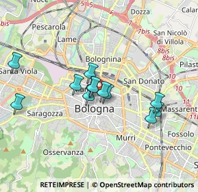 Mappa 40100 Bologna BO, Italia (1.4875)