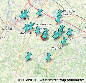 Mappa Via Giuseppe Verdi, 41014 Castelvetro di Modena MO, Italia (6.84111)