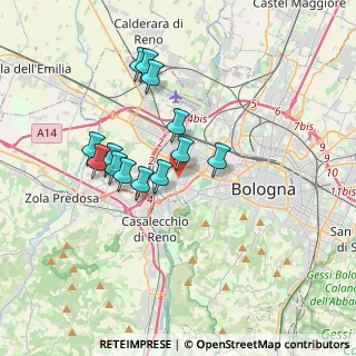 Mappa Via Giotto, 40133 Bologna BO, Italia (3.11)
