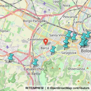 Mappa Via Giotto, 40133 Bologna BO, Italia (2.81167)