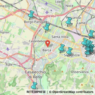 Mappa Via Giotto, 40133 Bologna BO, Italia (3.14857)