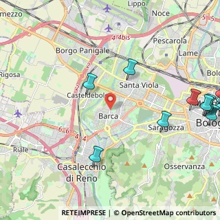 Mappa Via Giotto, 40133 Bologna BO, Italia (3.48733)