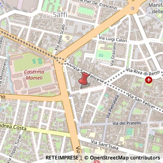 Mappa Via Della Grada, 17, 40122 Bologna, Bologna (Emilia Romagna)